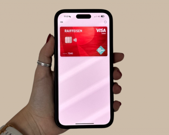 Apple Pay est désormais disponible pour les cartes de débit Raiffeisen !